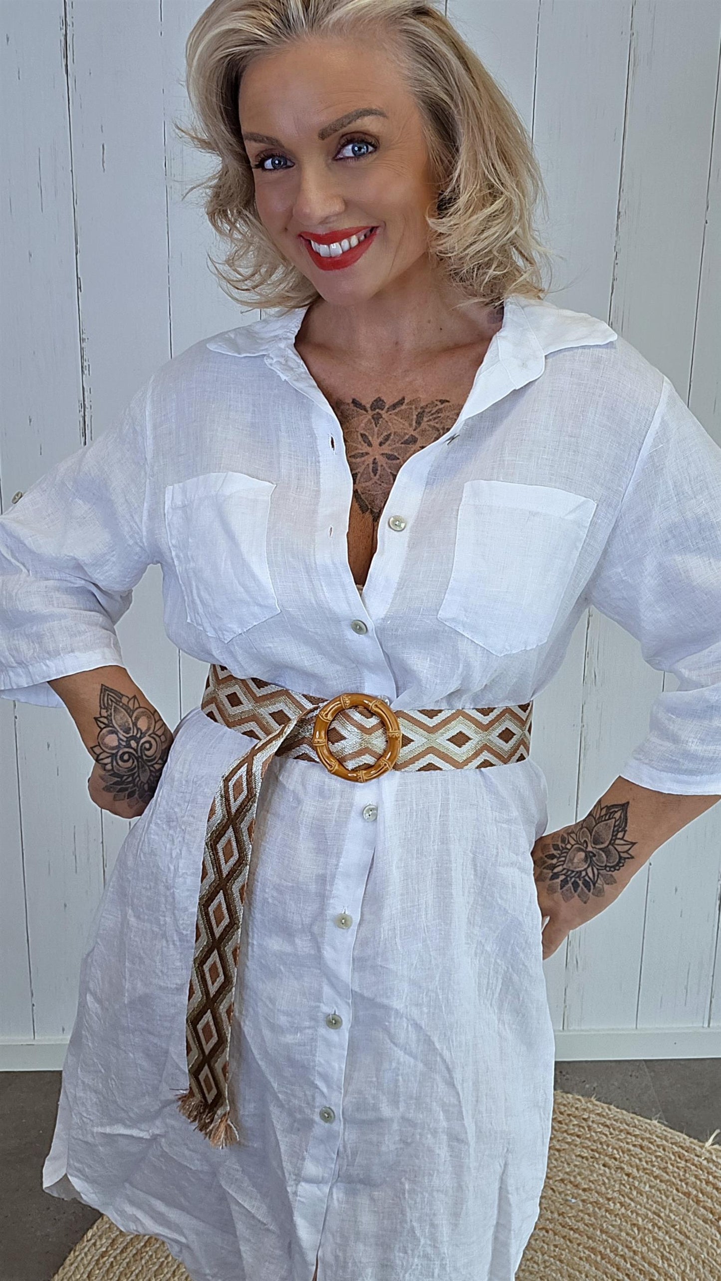 Bohemian belte brun