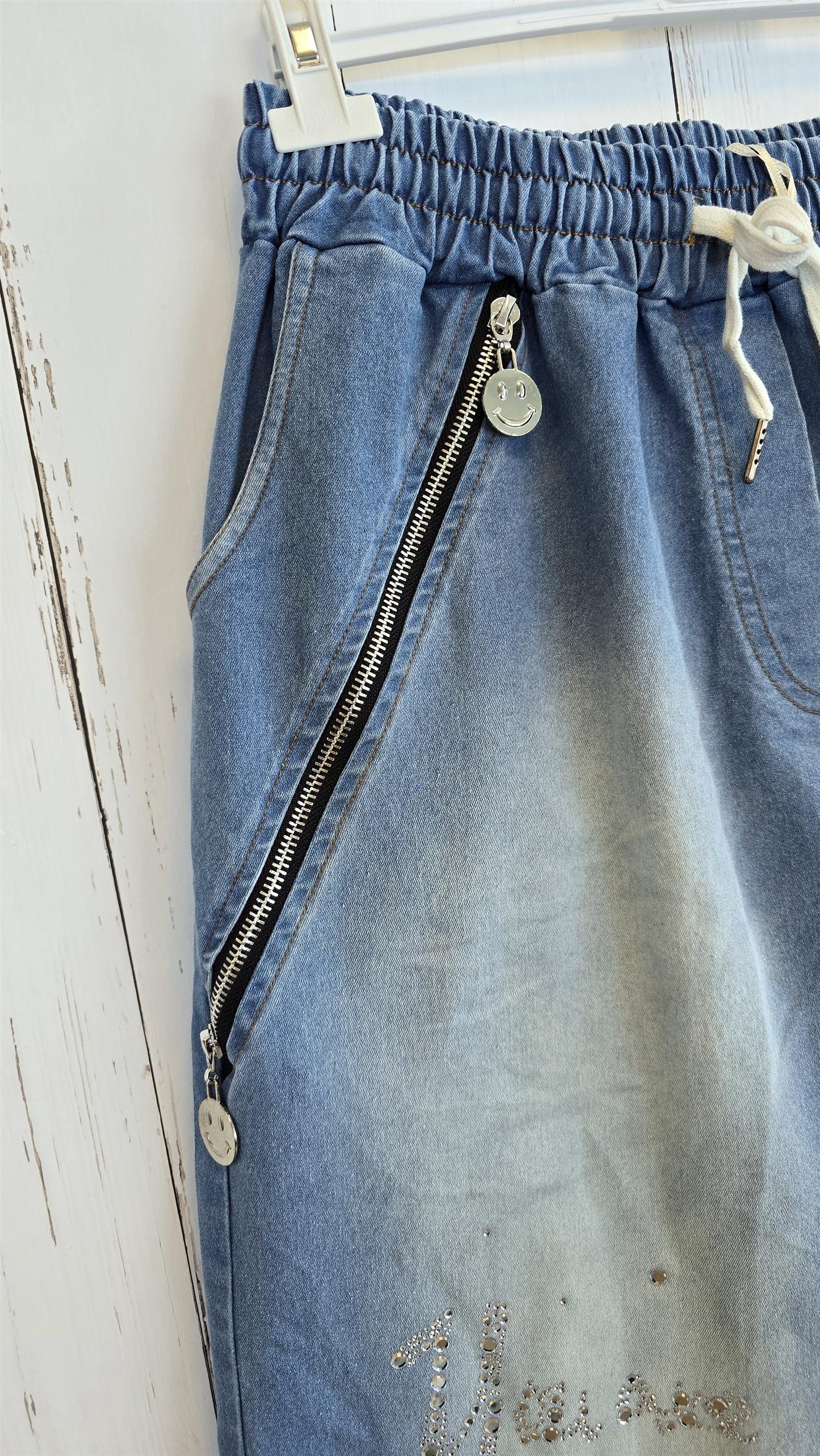 Mio denim joggebukse
