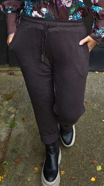 Elsa jogger bukse brun