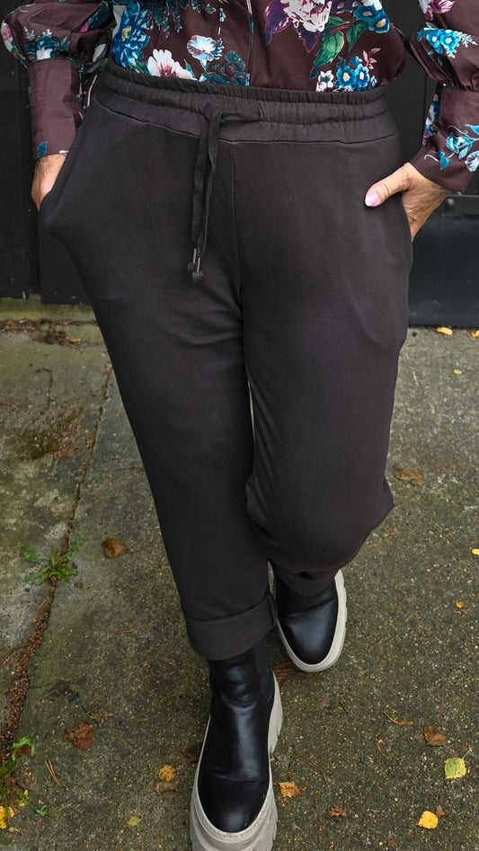 Elsa jogger bukse brun