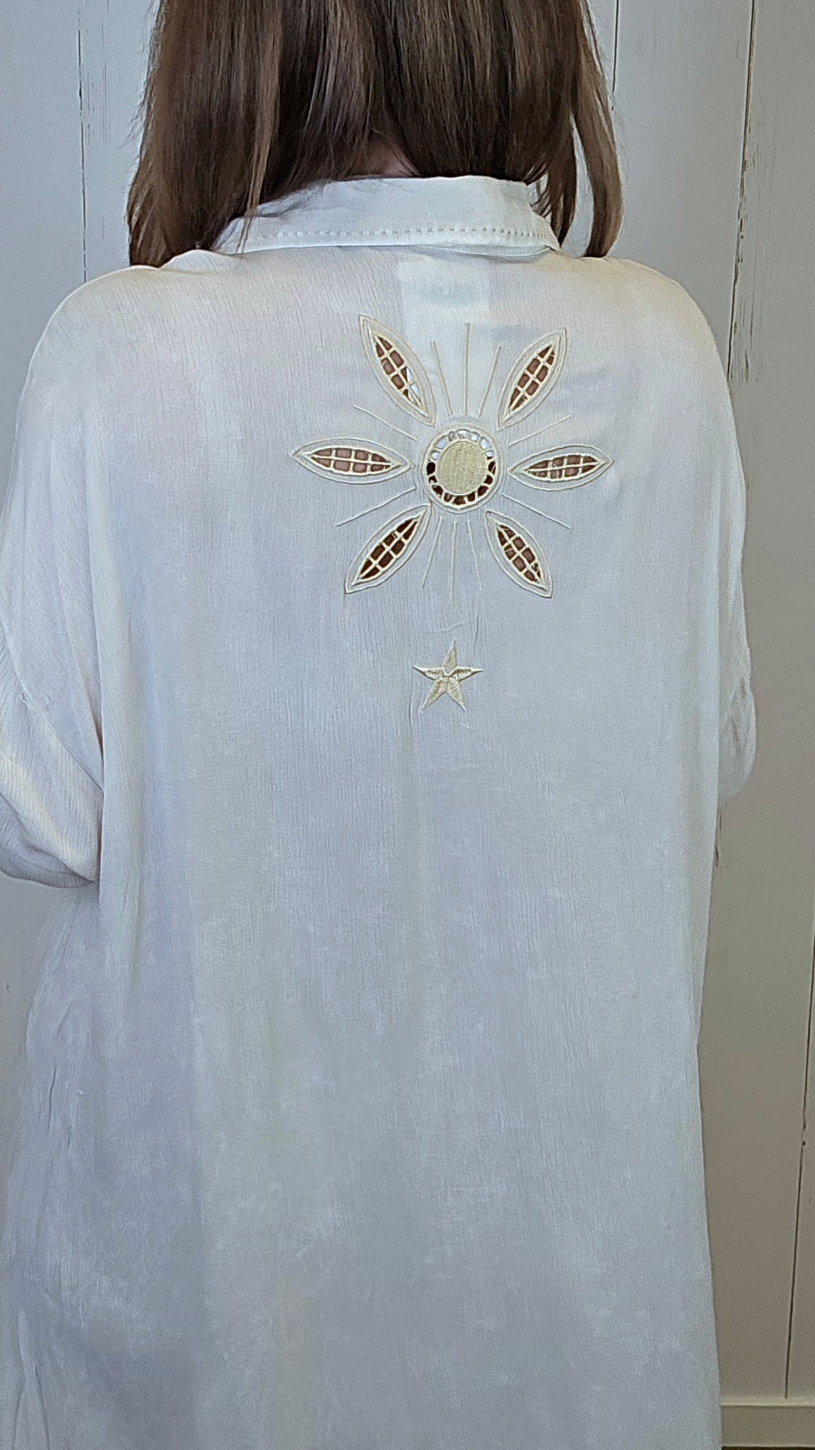 Selma skjortekjole Beige