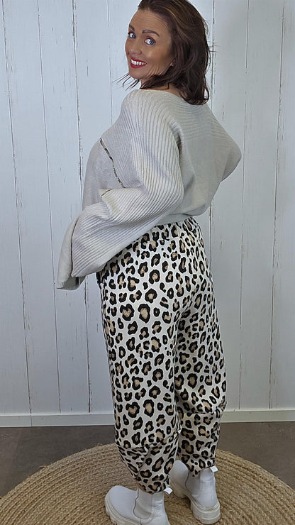 Elin Oversized Genser Taupe