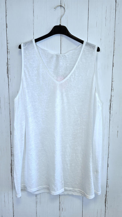 Laura singlet basic Hvit