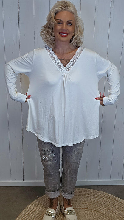 Stacy Blondetopp offwhite