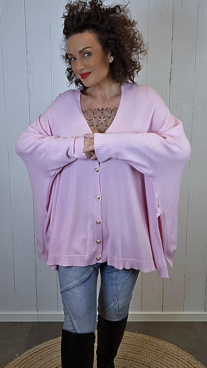 Enya cardigan lys rosa