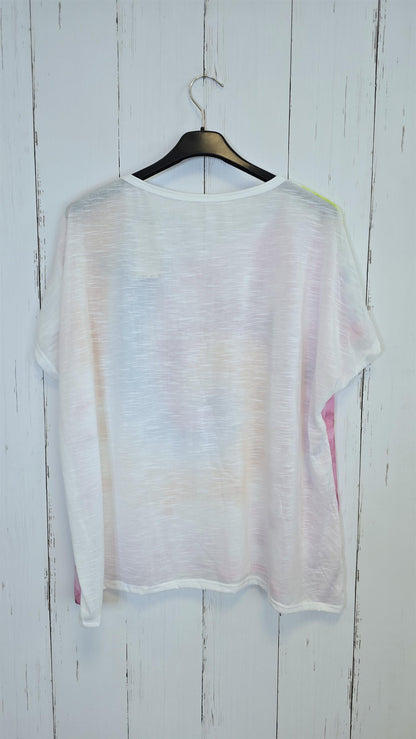 Cindie topp Tie Dye rosa
