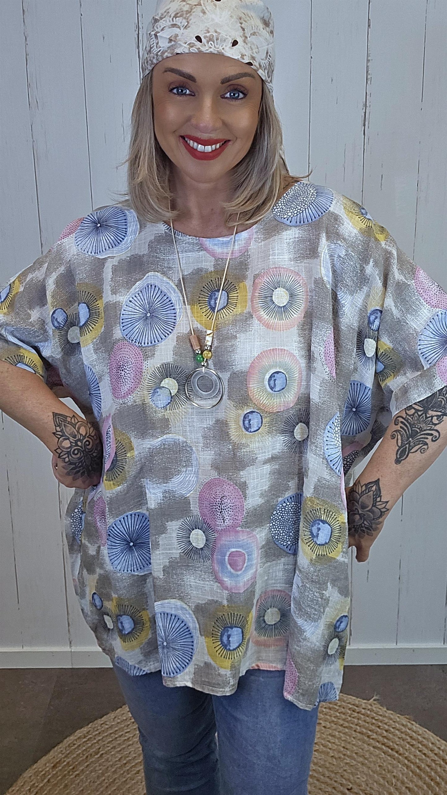 Pippi topp med print