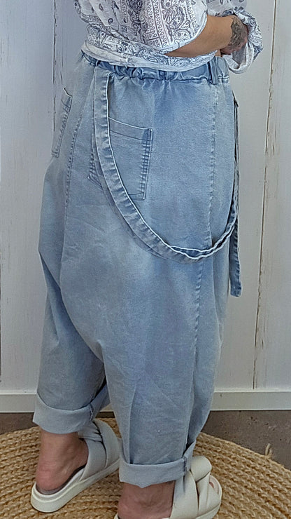 Nille harem denim bukse