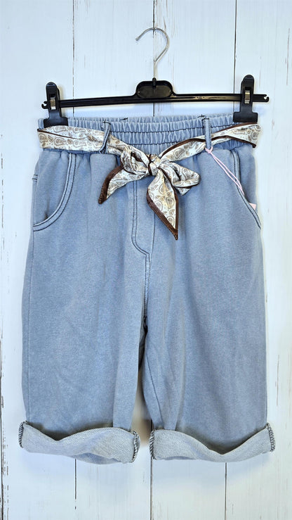 Joggershorts med belte