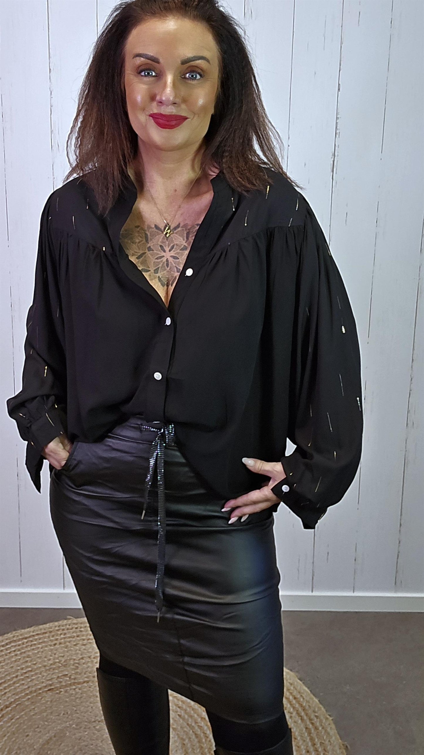 Hedda bluse svart