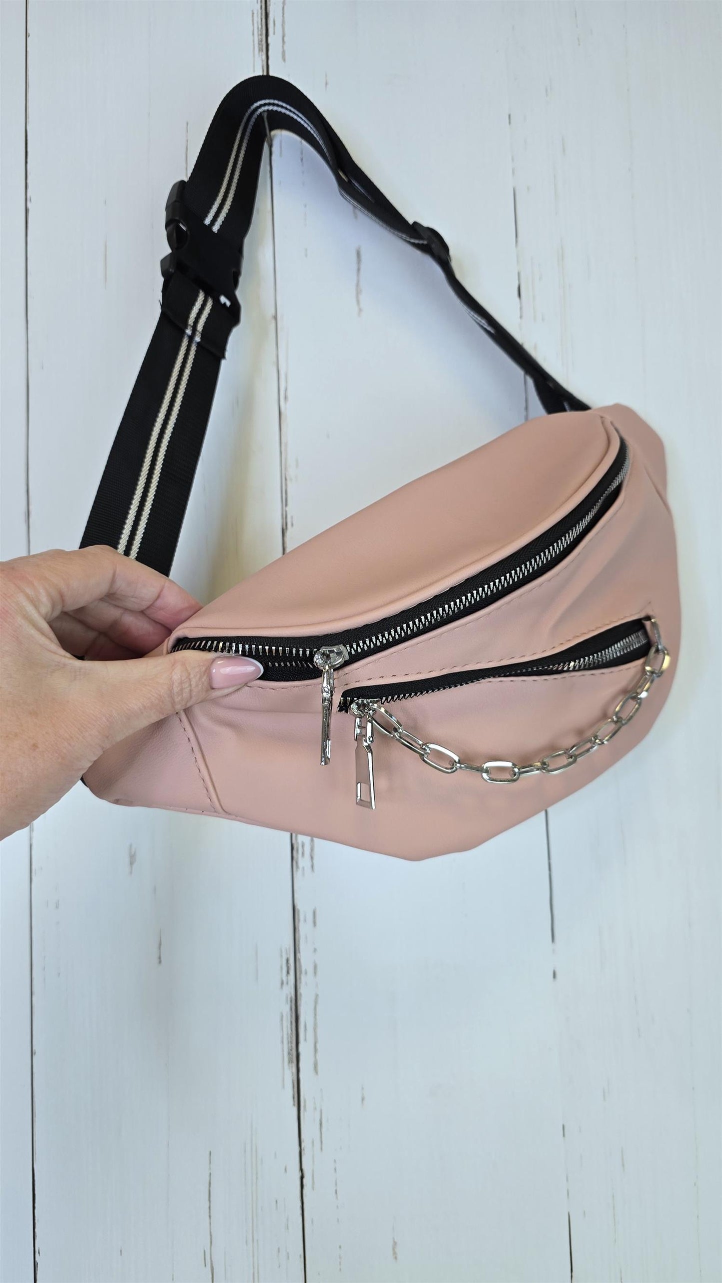 Julia belte veske rosa