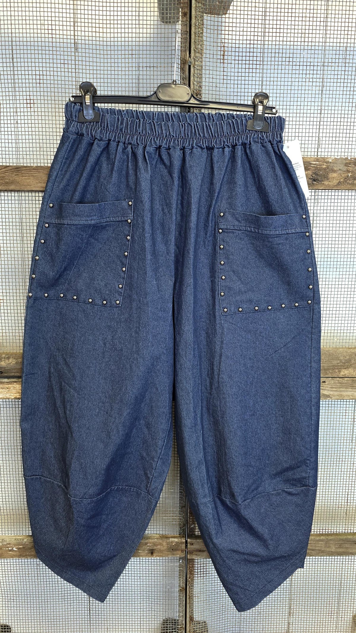Vigdis tullipan mørkeblå denimlook