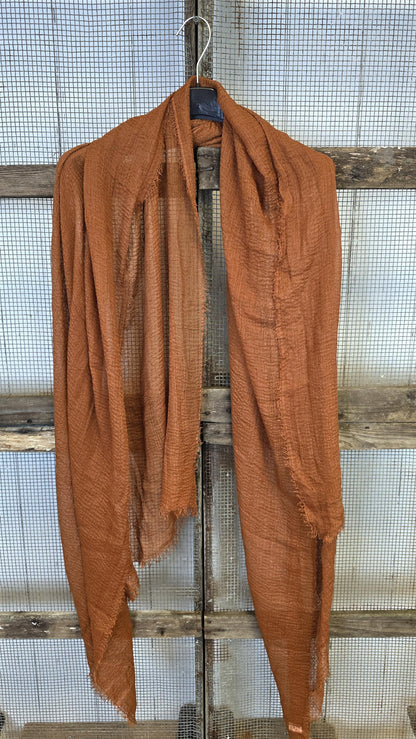 Izzy skjerf terracotta