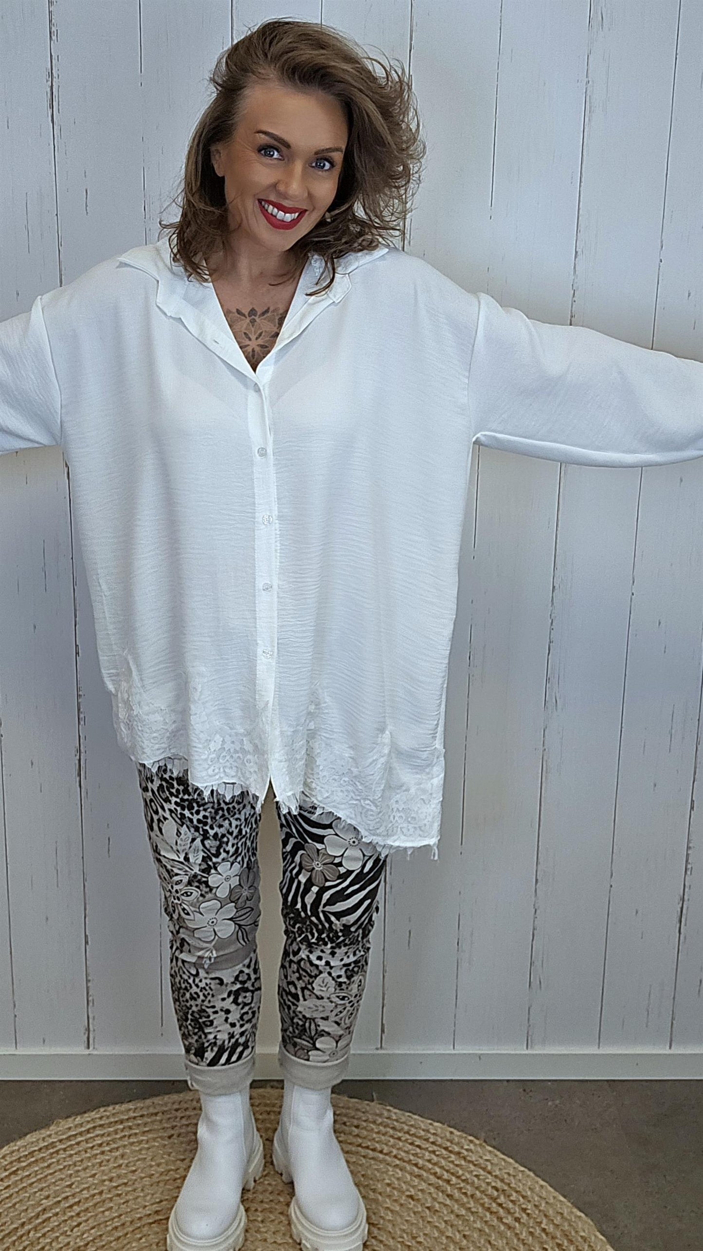 Emily skjorte offwhite