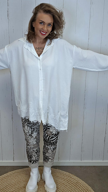 Emily skjorte offwhite