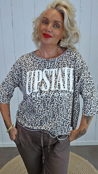 Leo topp beige