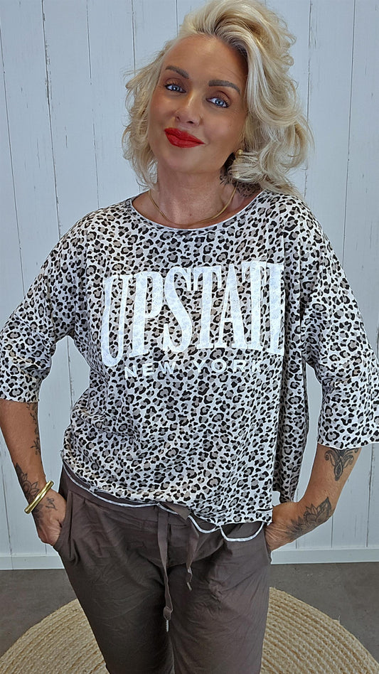 Leo topp beige