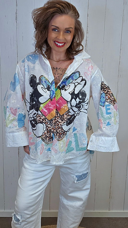 Nora skjorte Mikke Mus