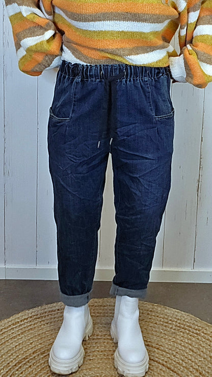 Dina jeans med strikk