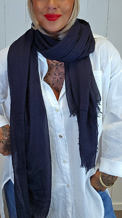 Izzy skjerf navy