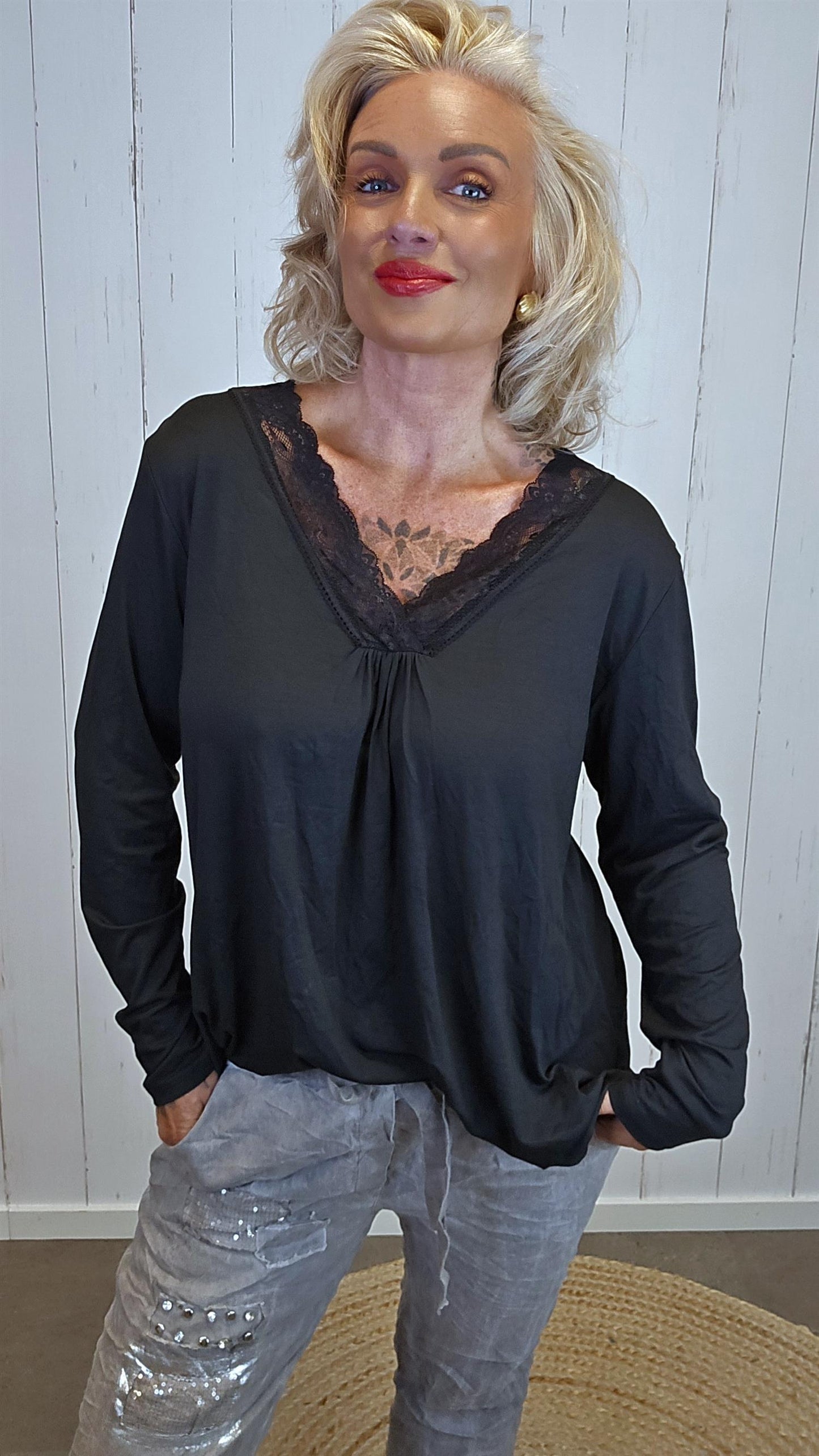 Stacy Blondetopp svart