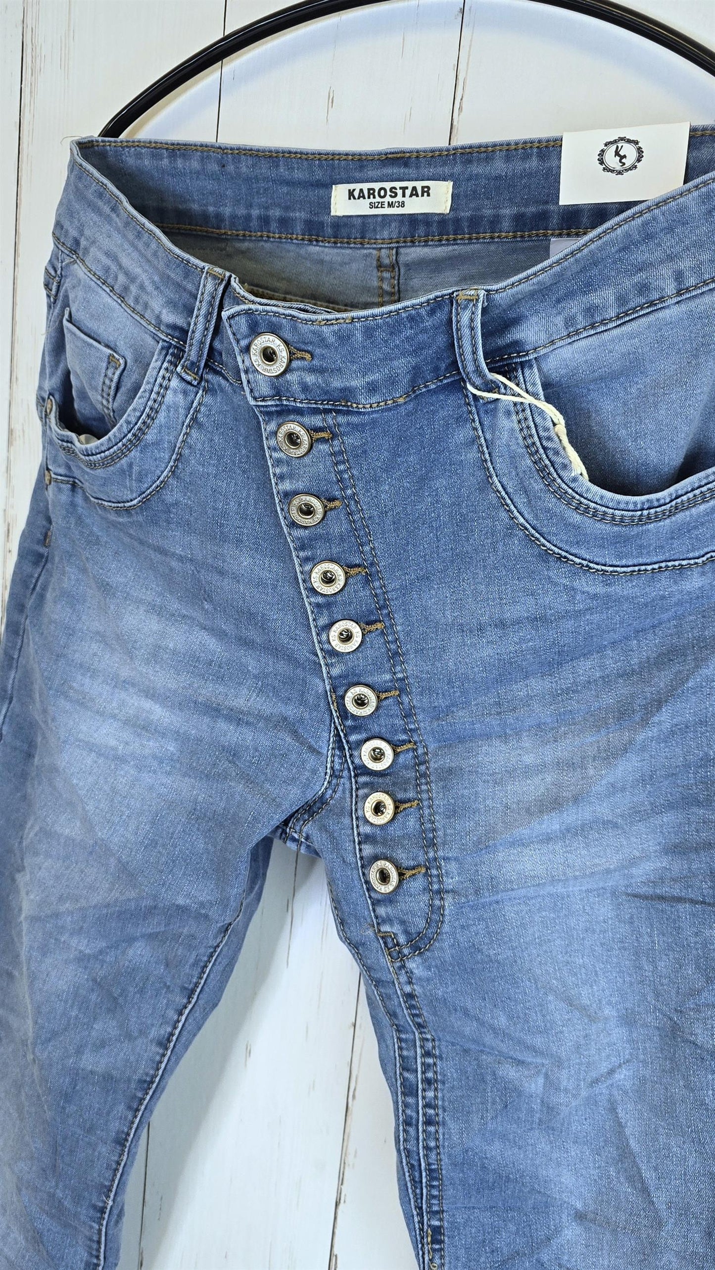 Karostar Jeans Lyseblå