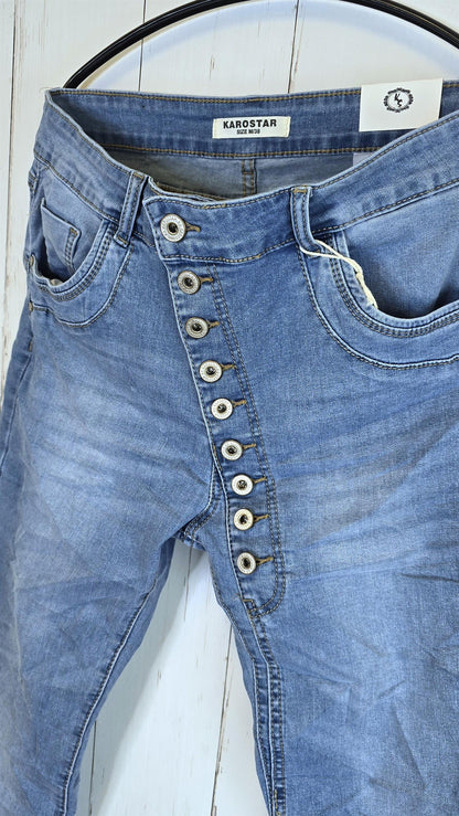 Karostar Jeans Lyseblå