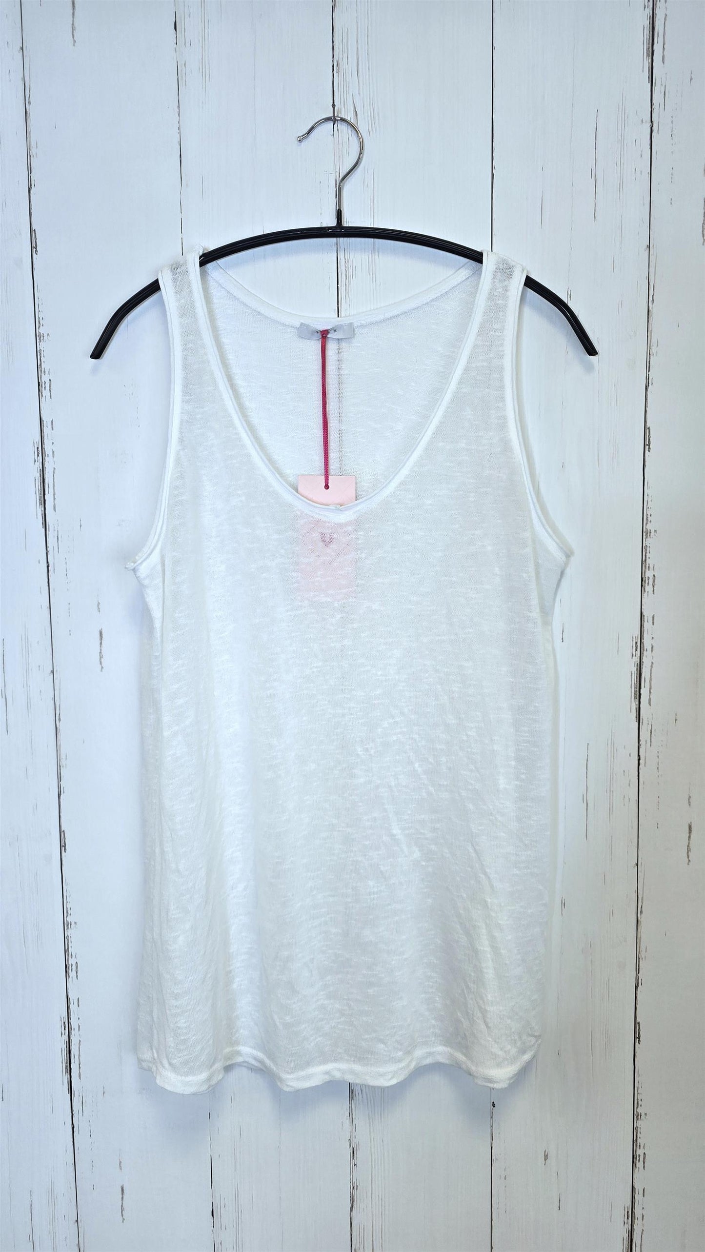 Dina singlet basic Hvit