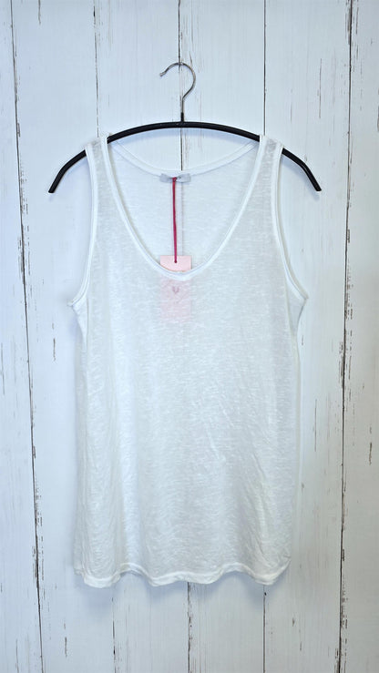 Dina singlet basic Hvit