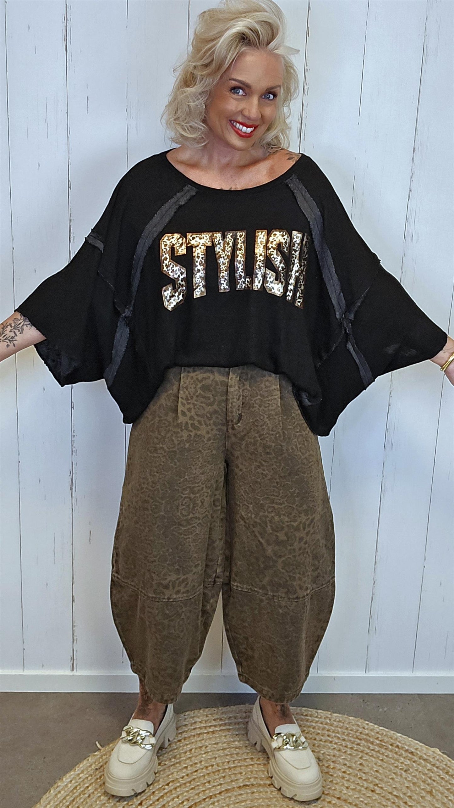 Elina topp svart