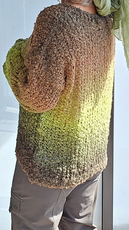 Cozy colour block pullover