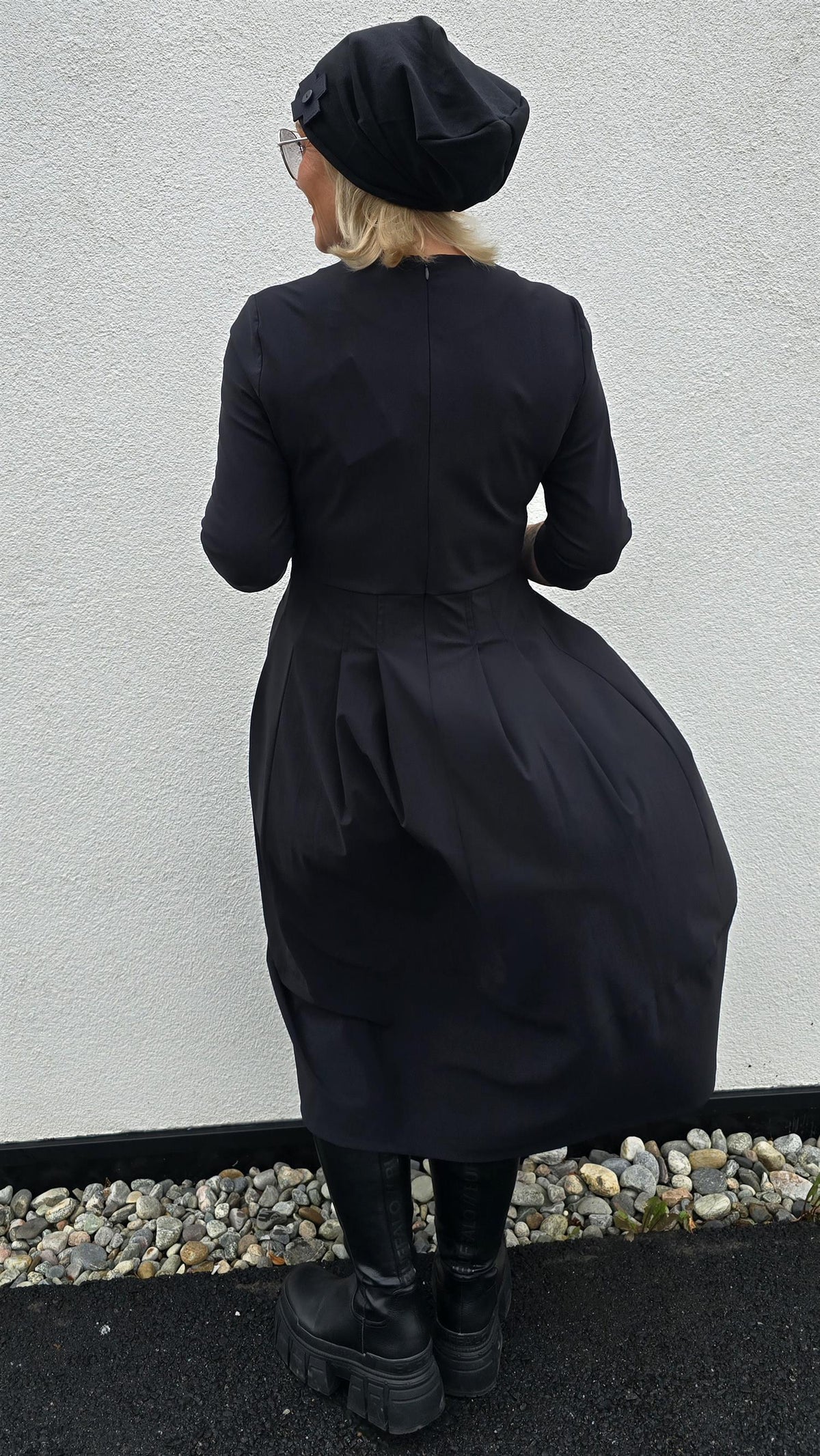 Heide kjole technical jersey svart