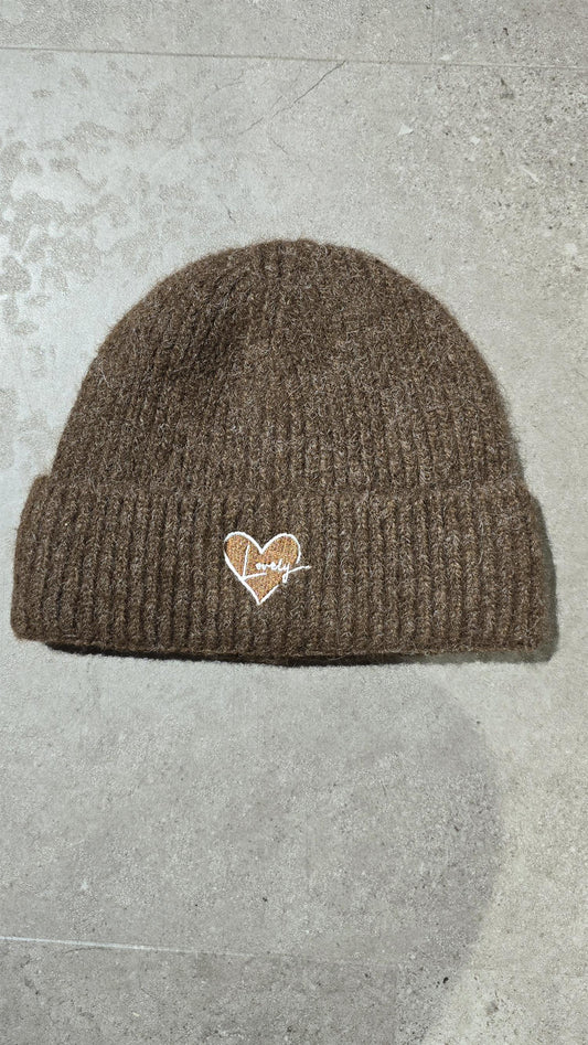 Love Beanie brun