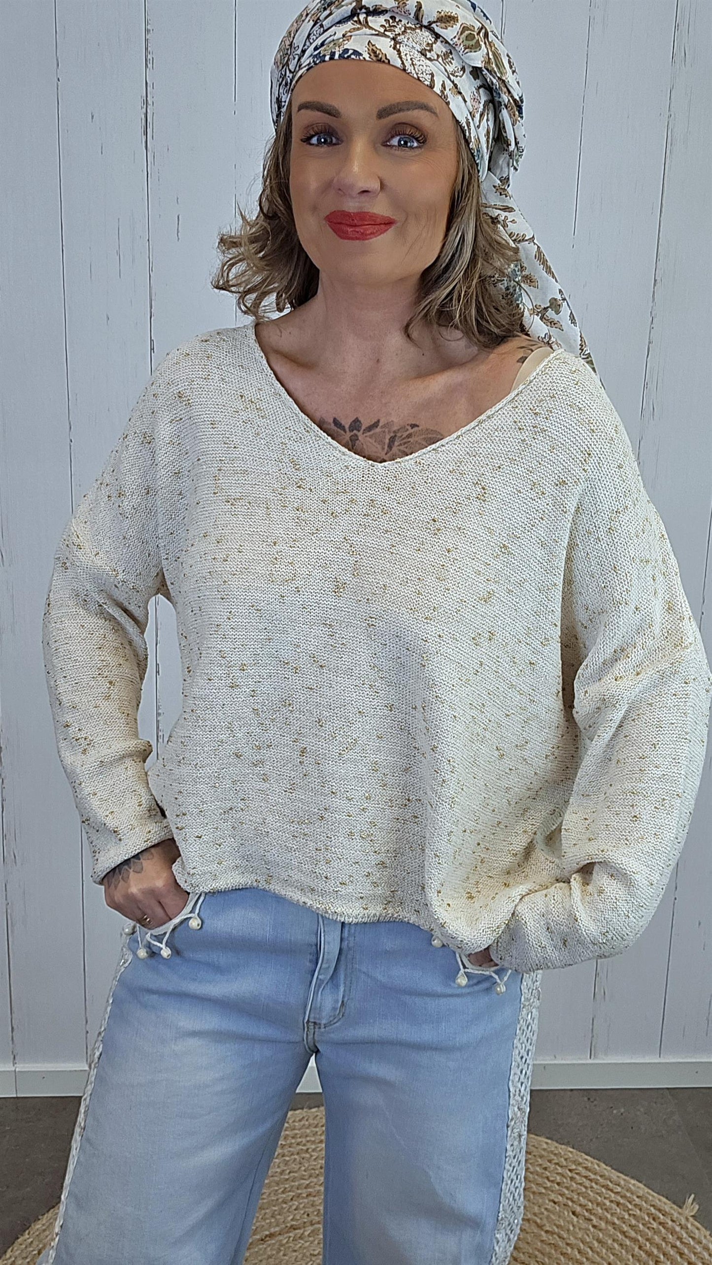 Felicia genser beige