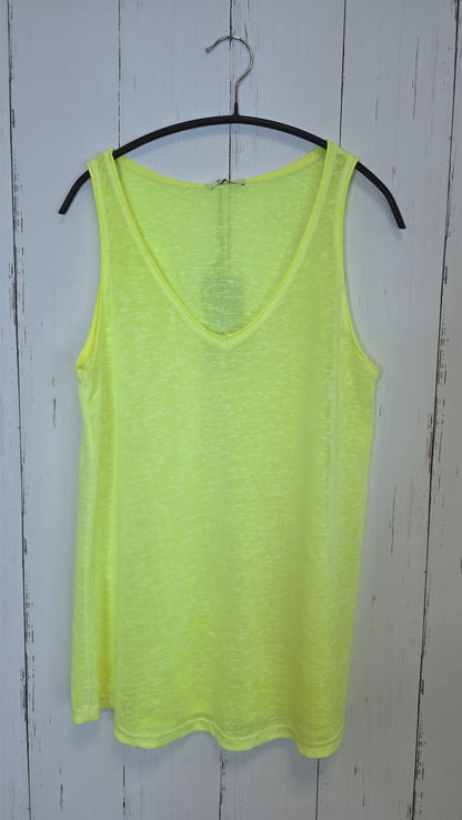 Dina singlet basic Neon gul
