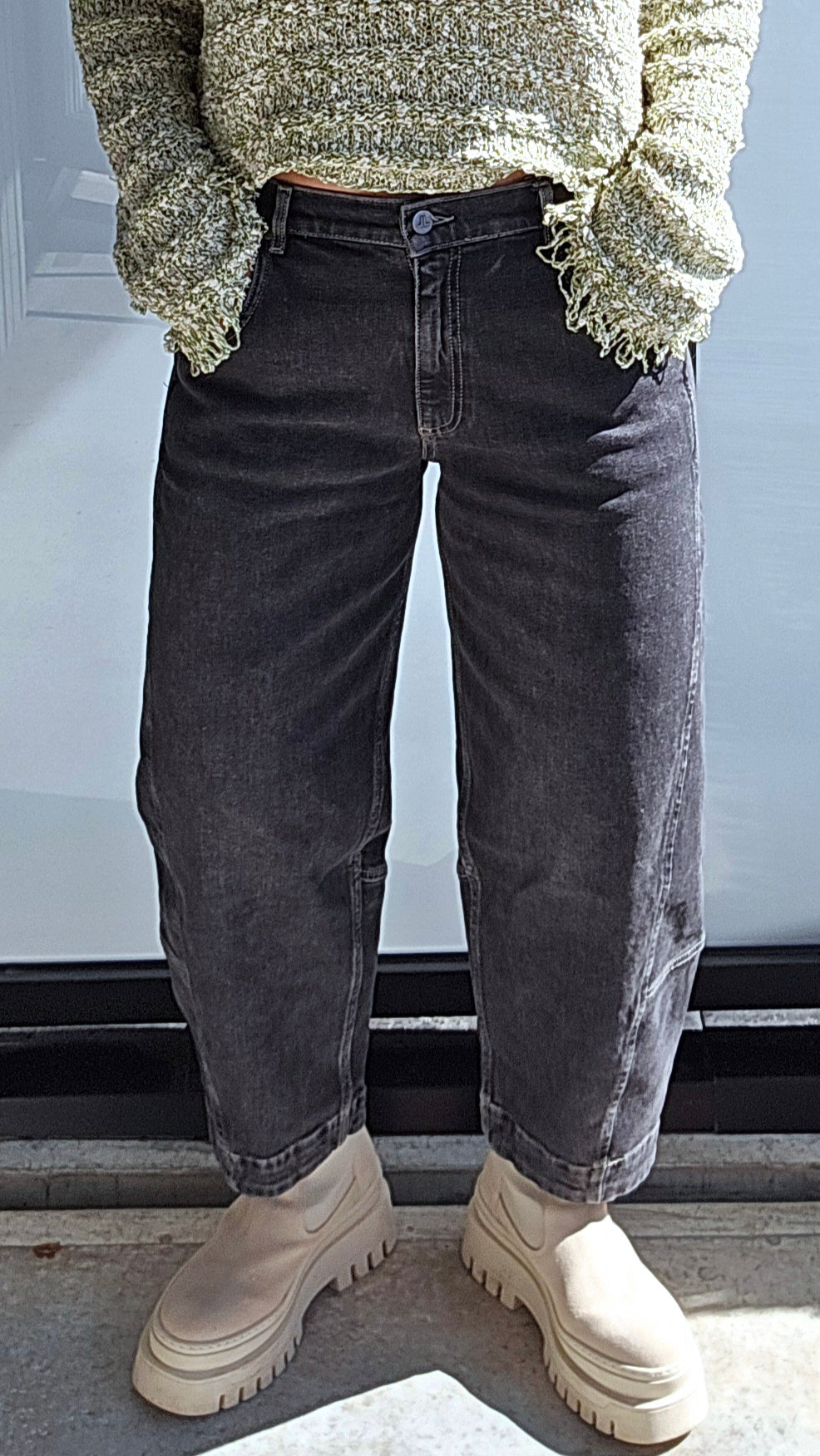Nevada ultimate barel jeans faded black