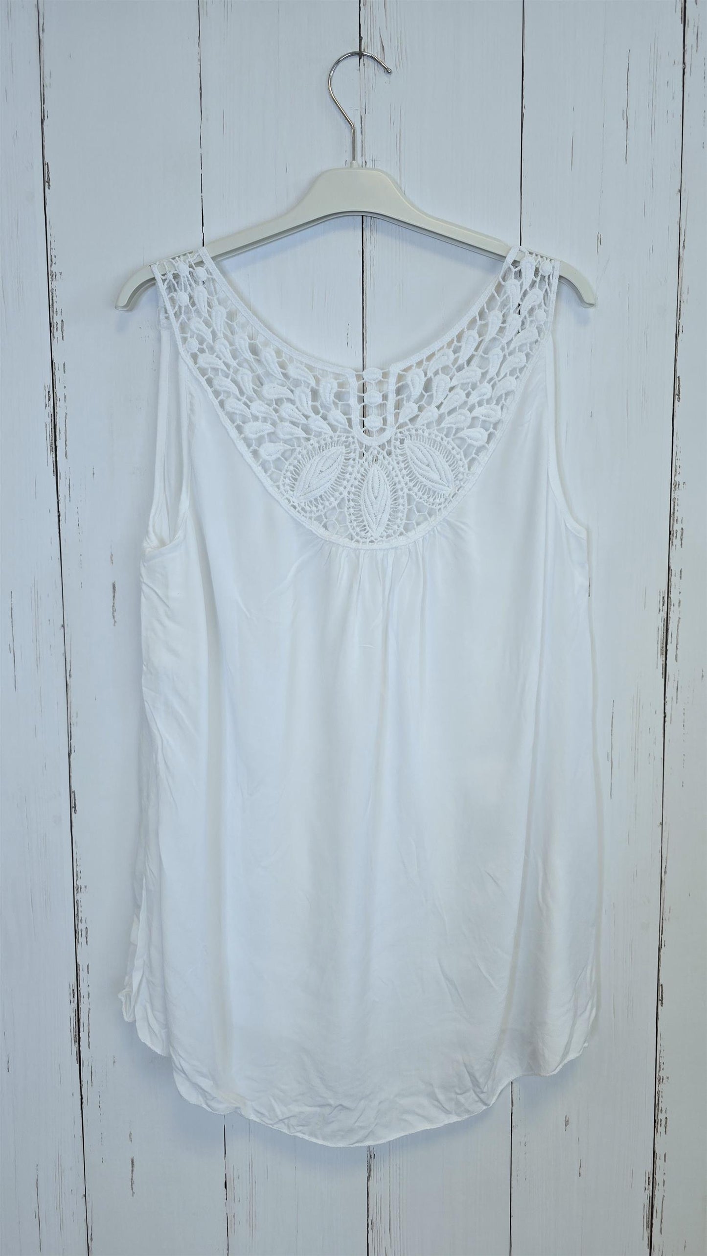 Julia blondetopp hvit