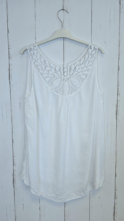 Julia blondetopp hvit