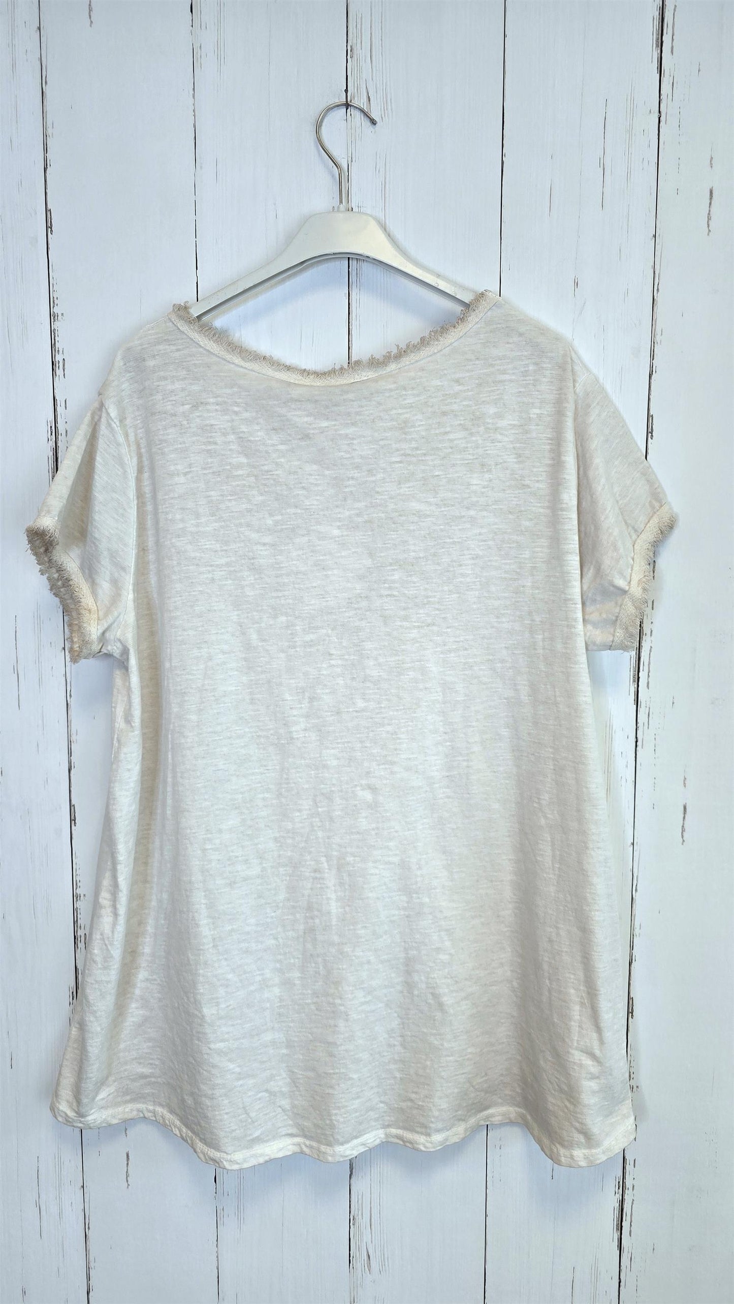 Bella basic T-skjorte beige
