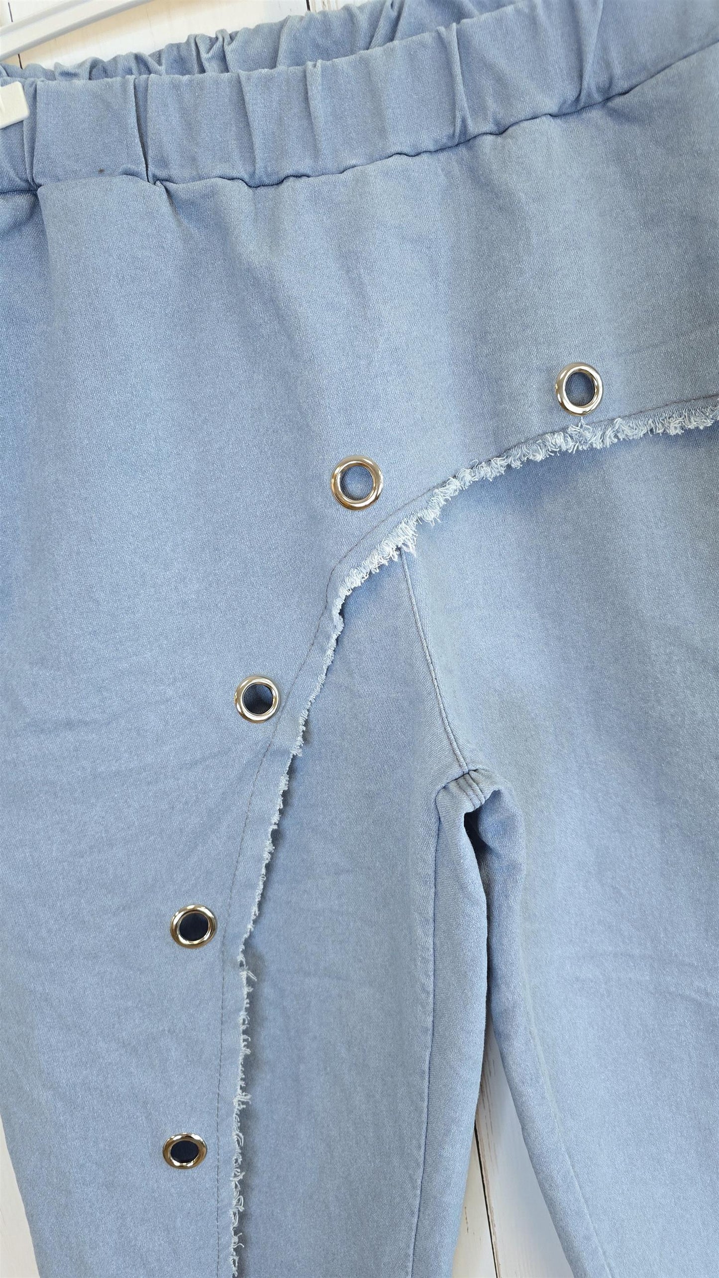 Tanja denim jogger capri