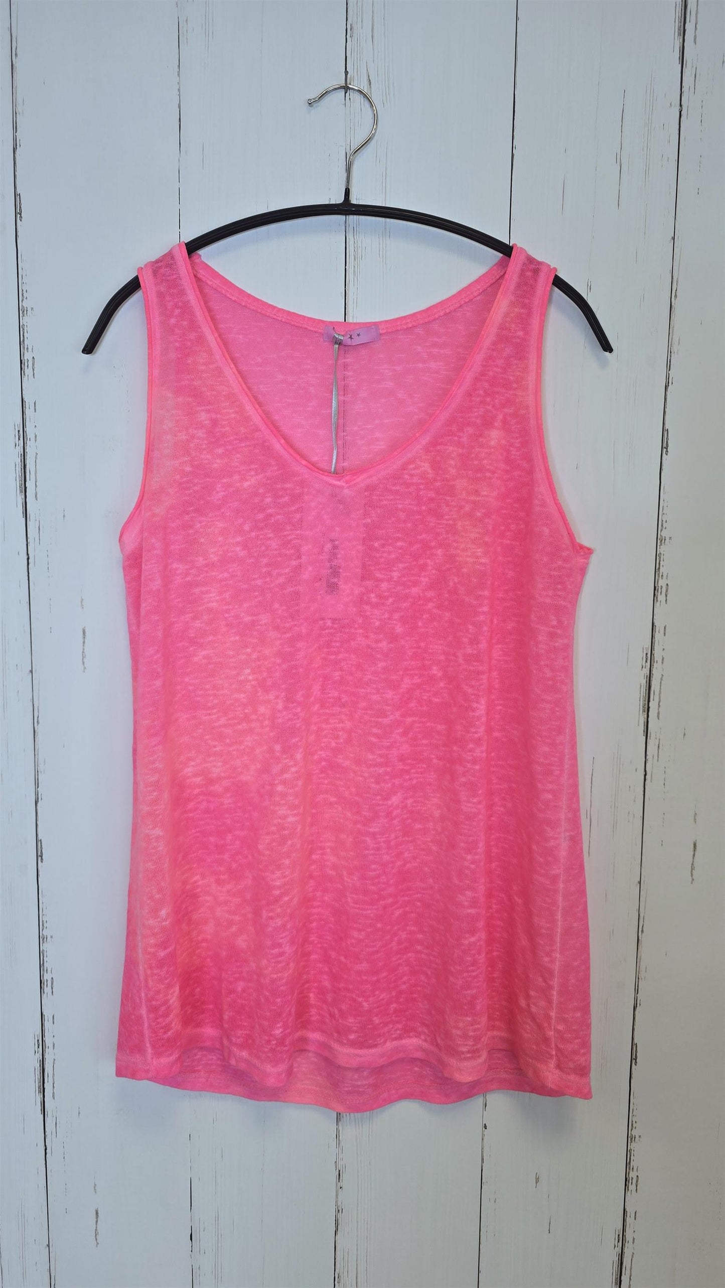 Dina singlet basic Neon rosa