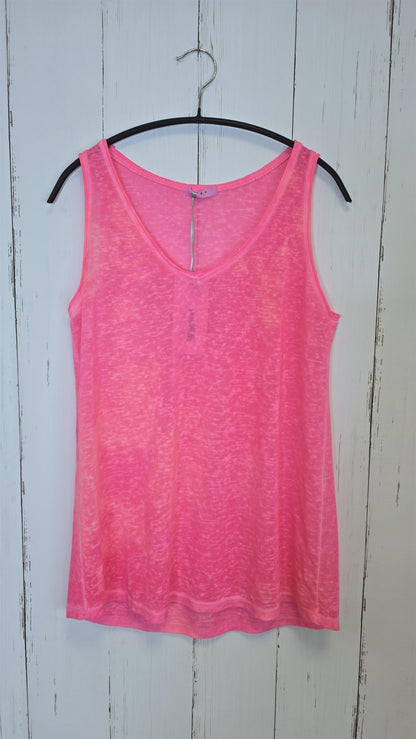 Dina singlet basic Neon rosa