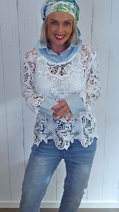 Kayla blonde topp