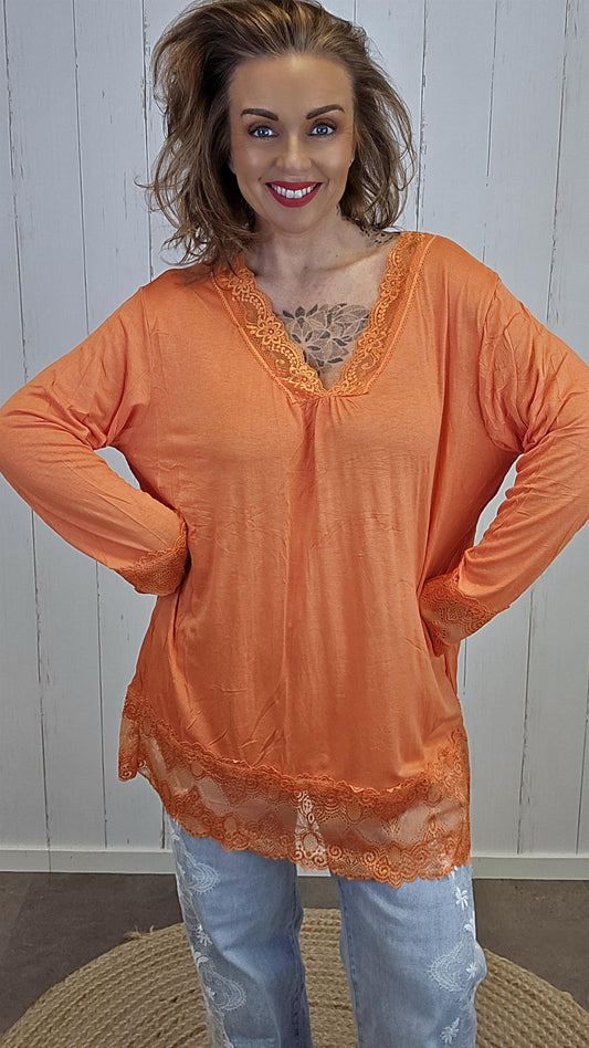 Frenchy topp orange