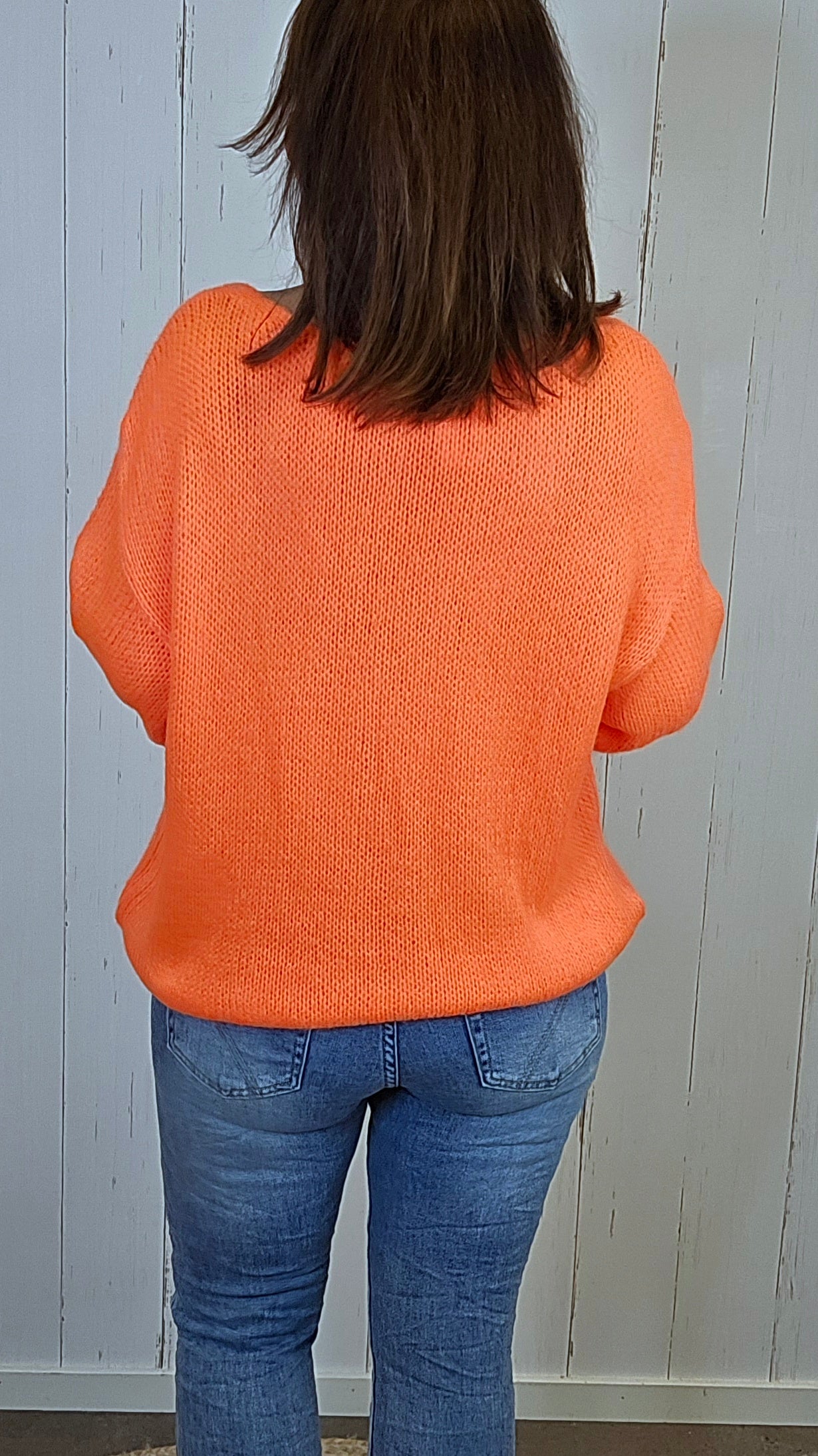 Vera cardigan oransje