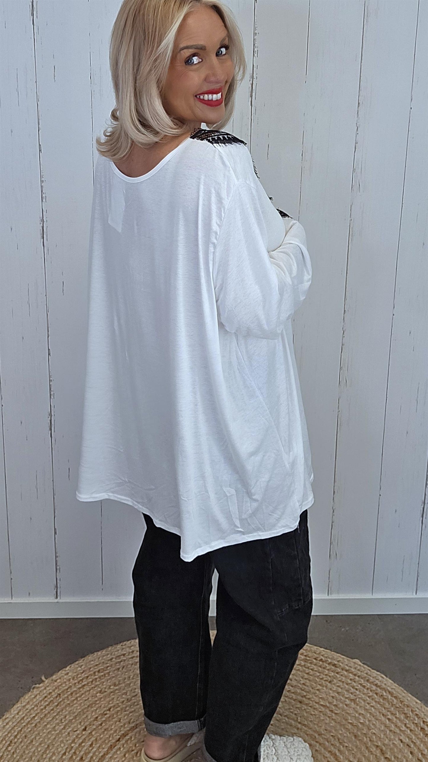 Wilma topp creme