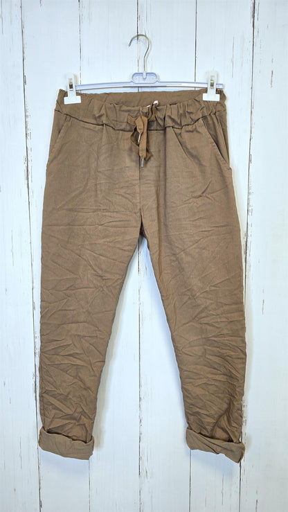 Evelina bukse camel