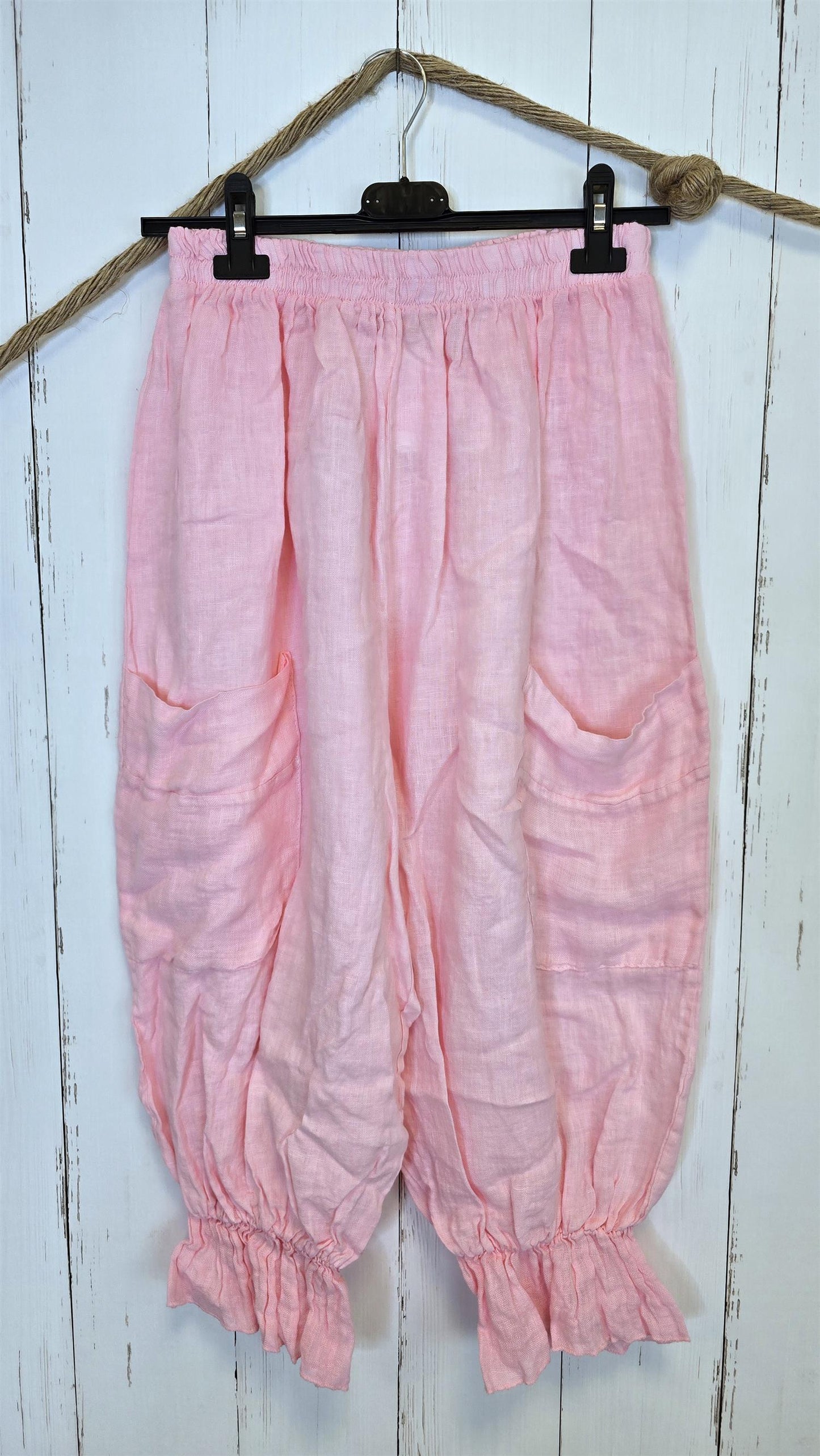 Sett Ponchotopp bukse rosa