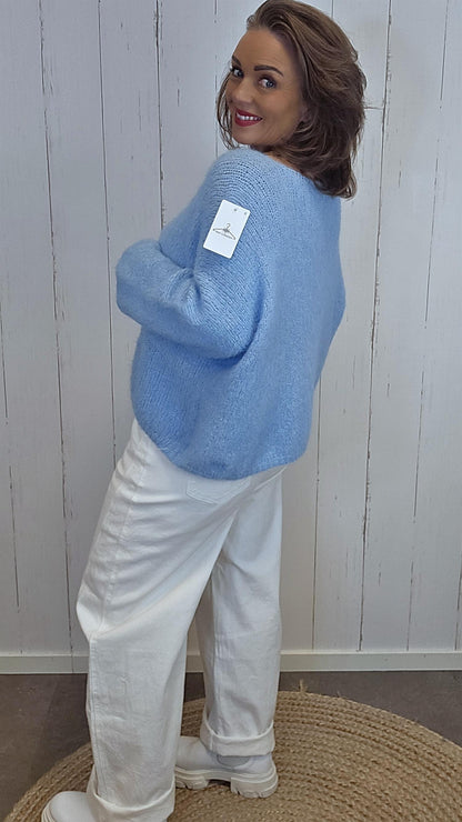 Anna genser blå