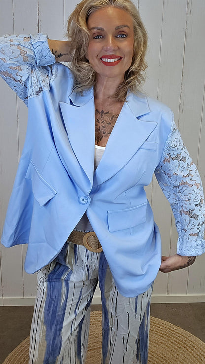 Tonje blazer blå